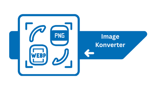 Blaues Icon, das einen